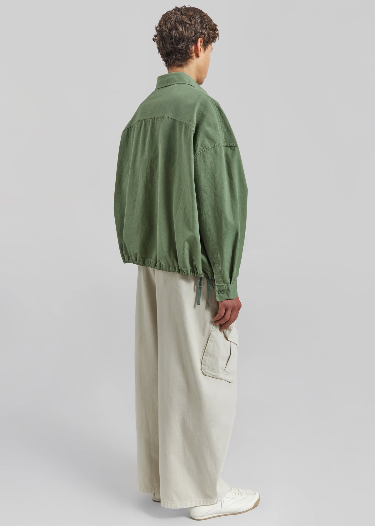 Seb Cargo Shirt - Army Green – view 8 of 9