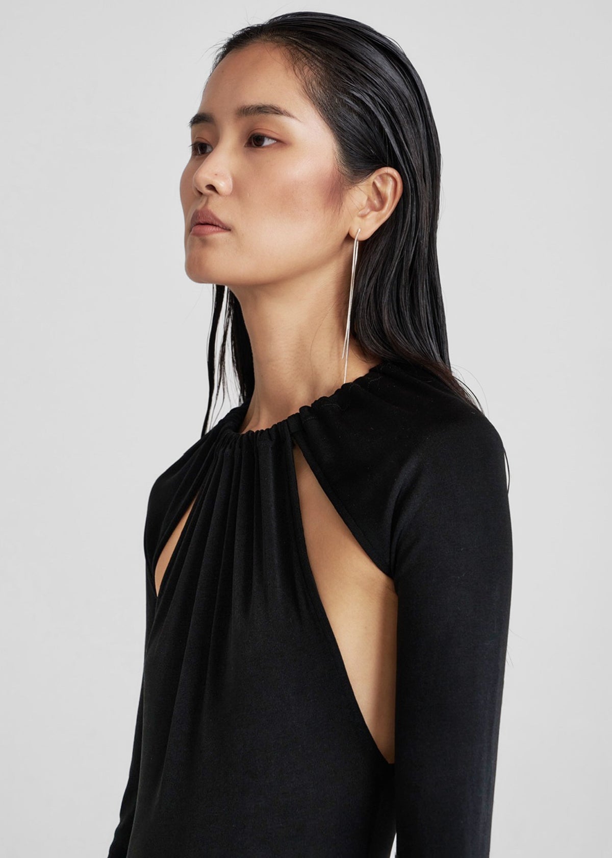 Seskin Evening Maxi Dress - Black – view 3 of 8