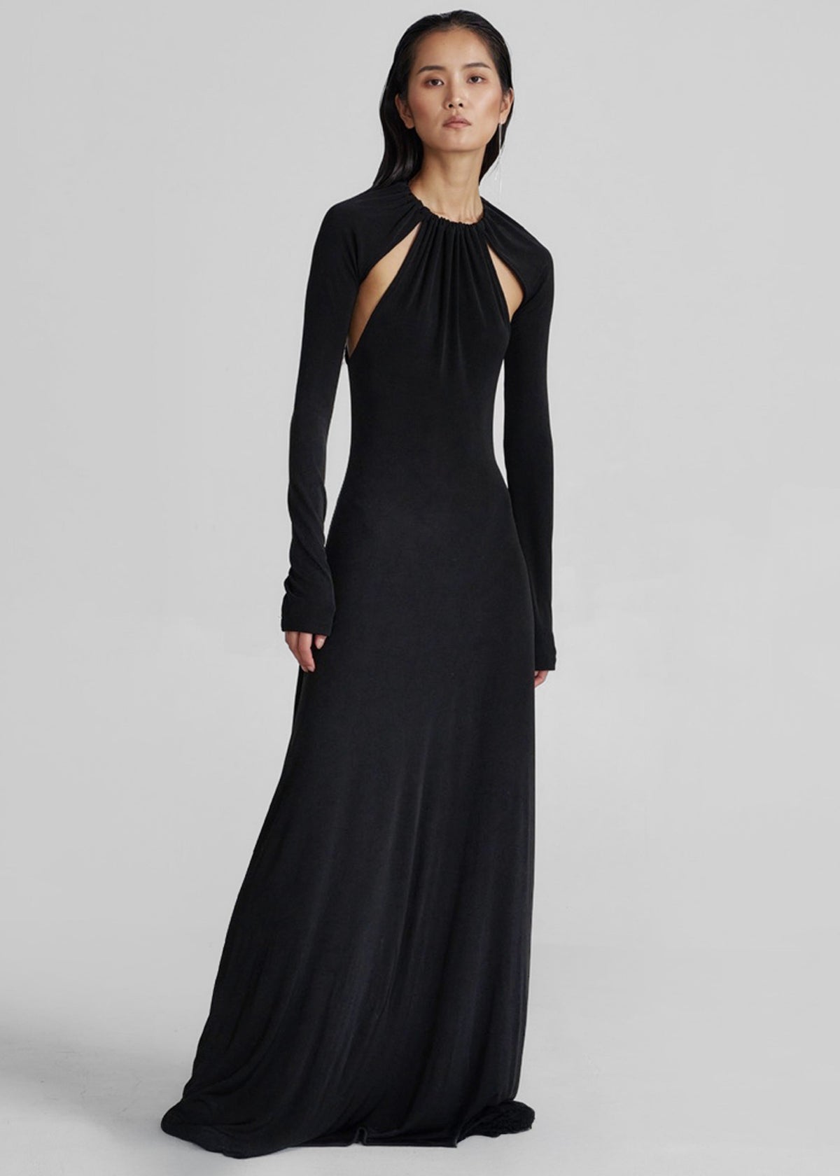 Seskin Evening Maxi Dress - Black – view 8 of 8