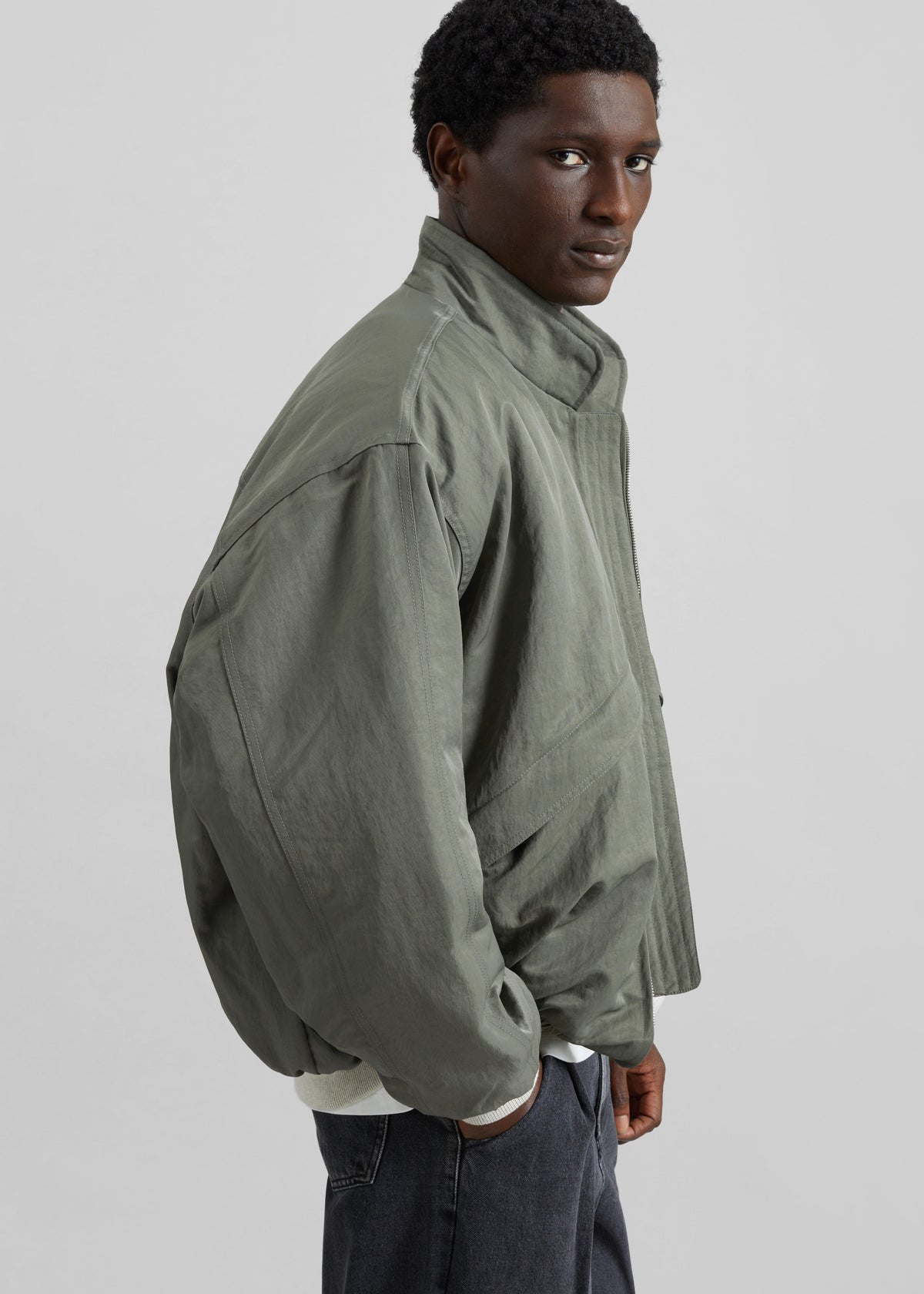 Seth Oversized Jacket - Khaki – view 11 of 14