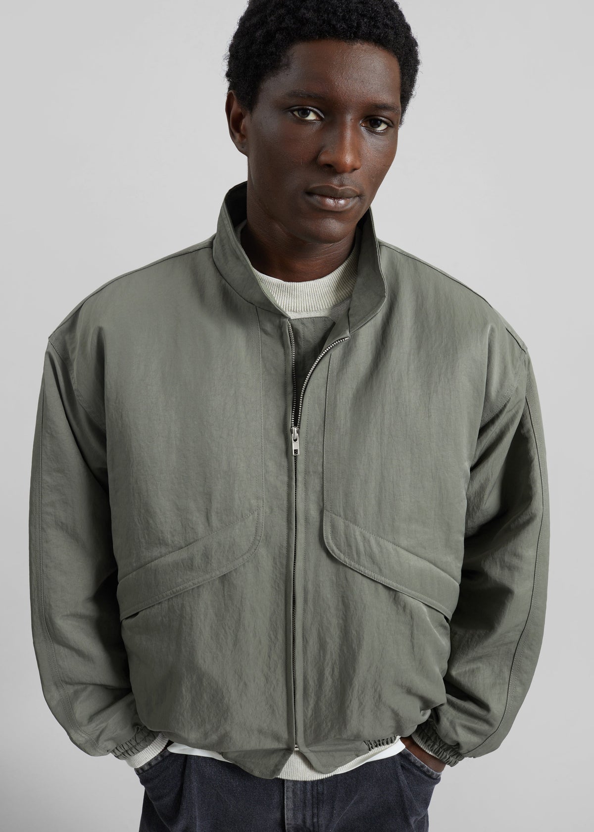 Seth Oversized Jacket - Khaki – view 8 of 14