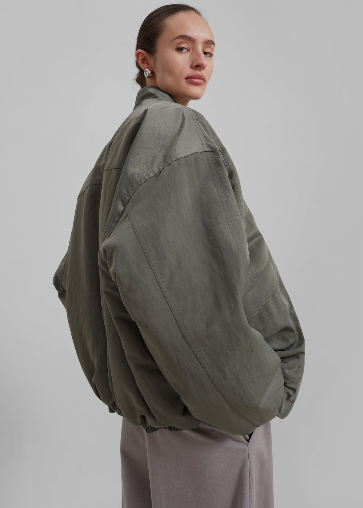 Seth Oversized Jacket - Khaki – view 2 of 14