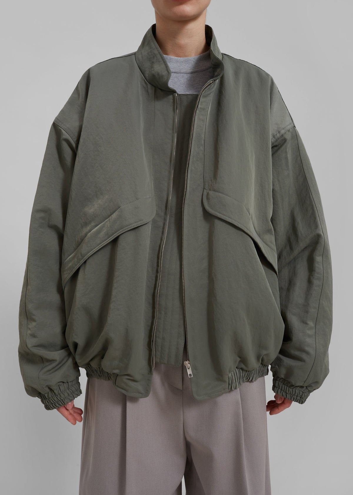Seth Oversized Jacket - Khaki – view 4 of 14