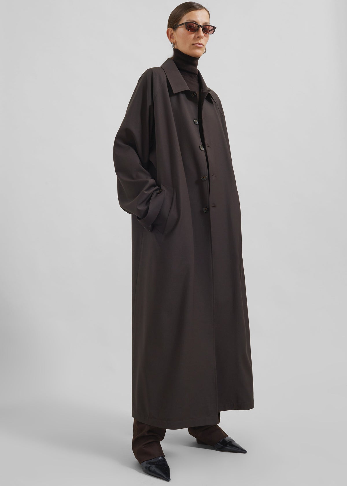 Shay Trench Coat - Brown – view 3 of 17