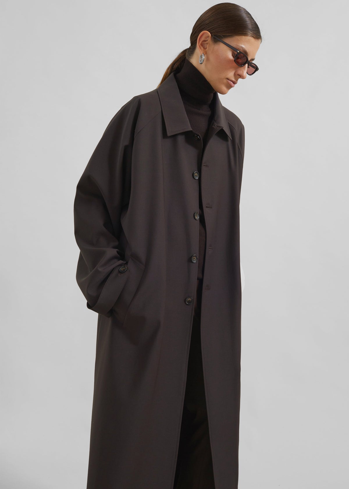Shay Trench Coat - Brown – view 8 of 17