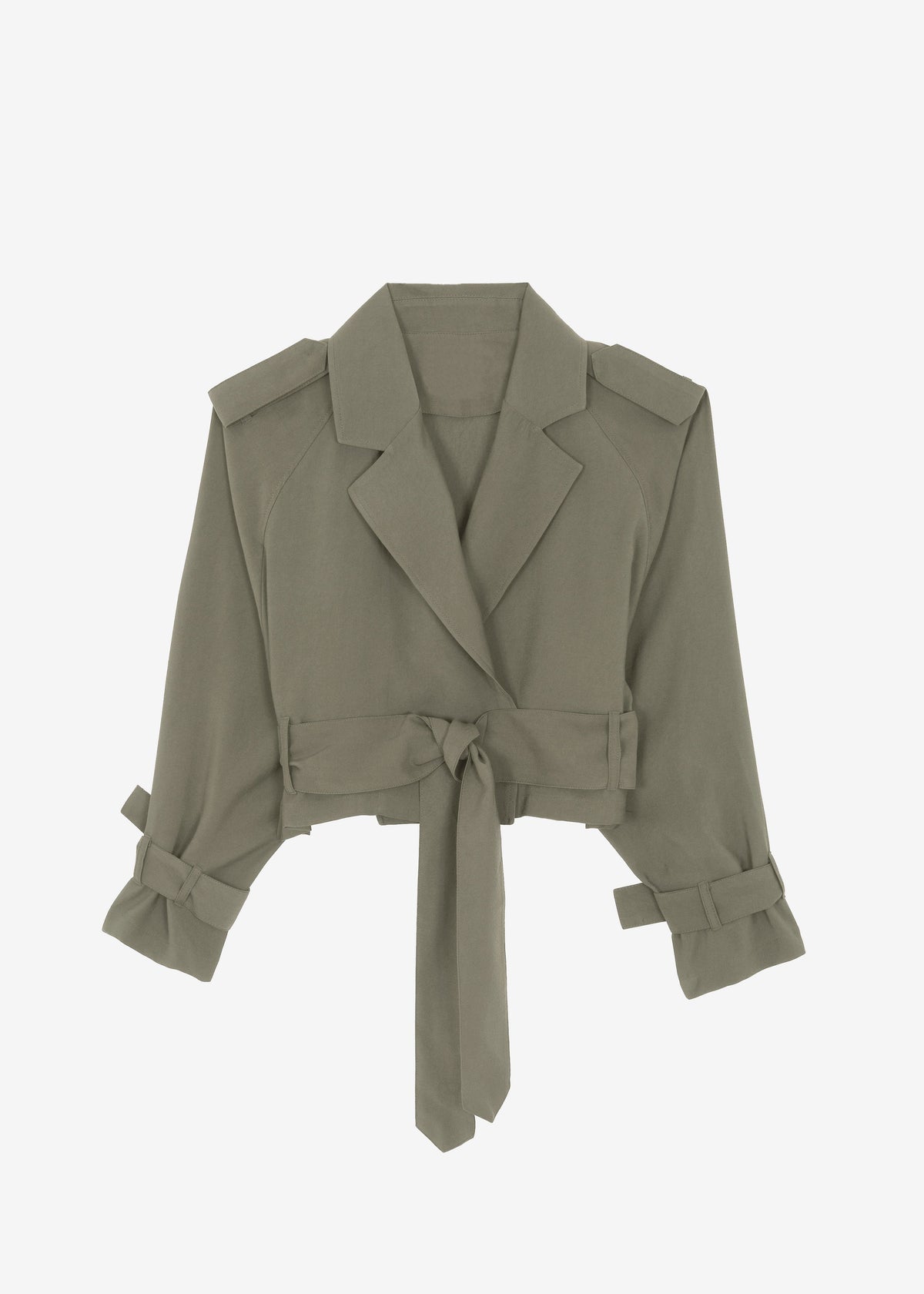 Simona Short Trench - Khaki – view 6 of 6