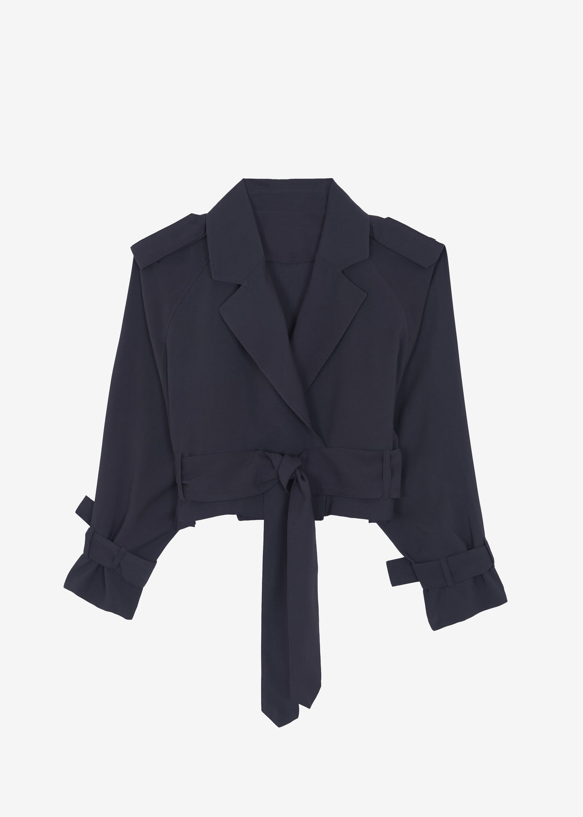 Simona Short Trench - Navy – view 6 of 6