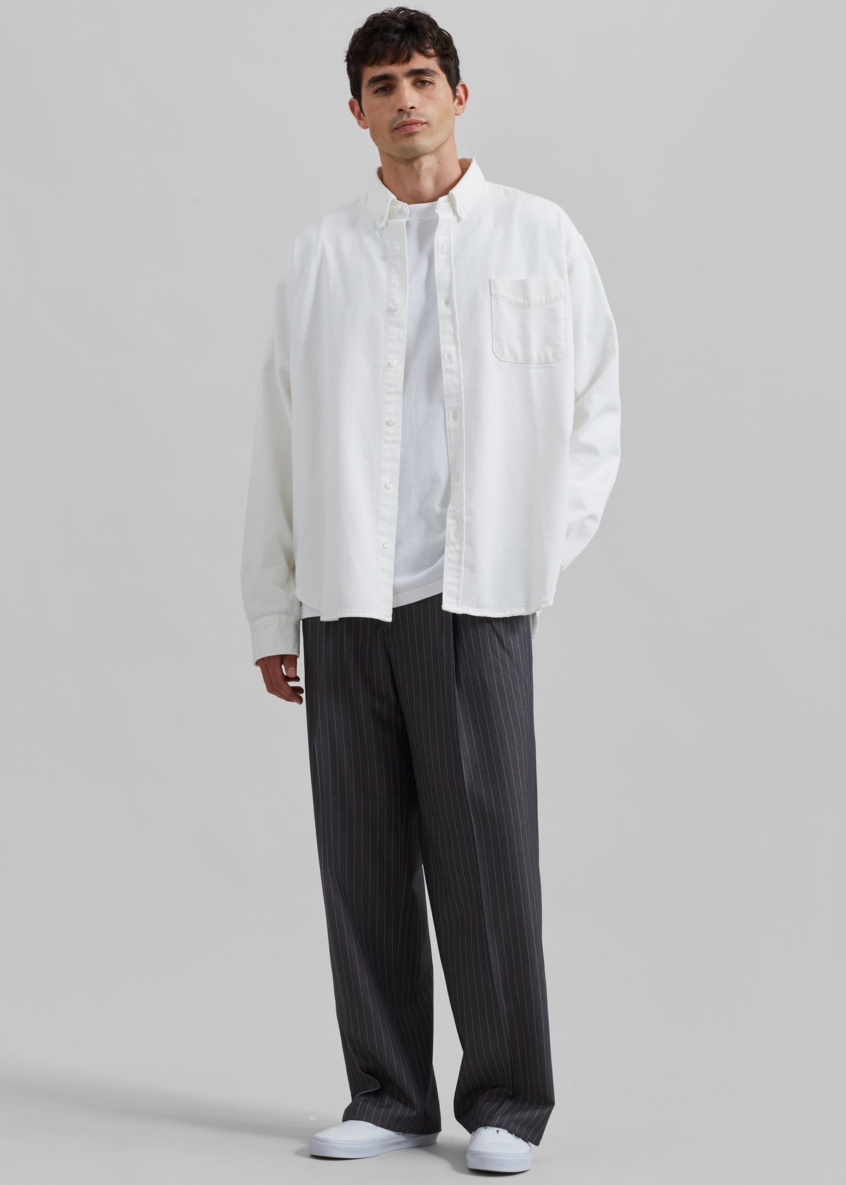 Sinclair Denim Shirt - Off White – view 5 of 7