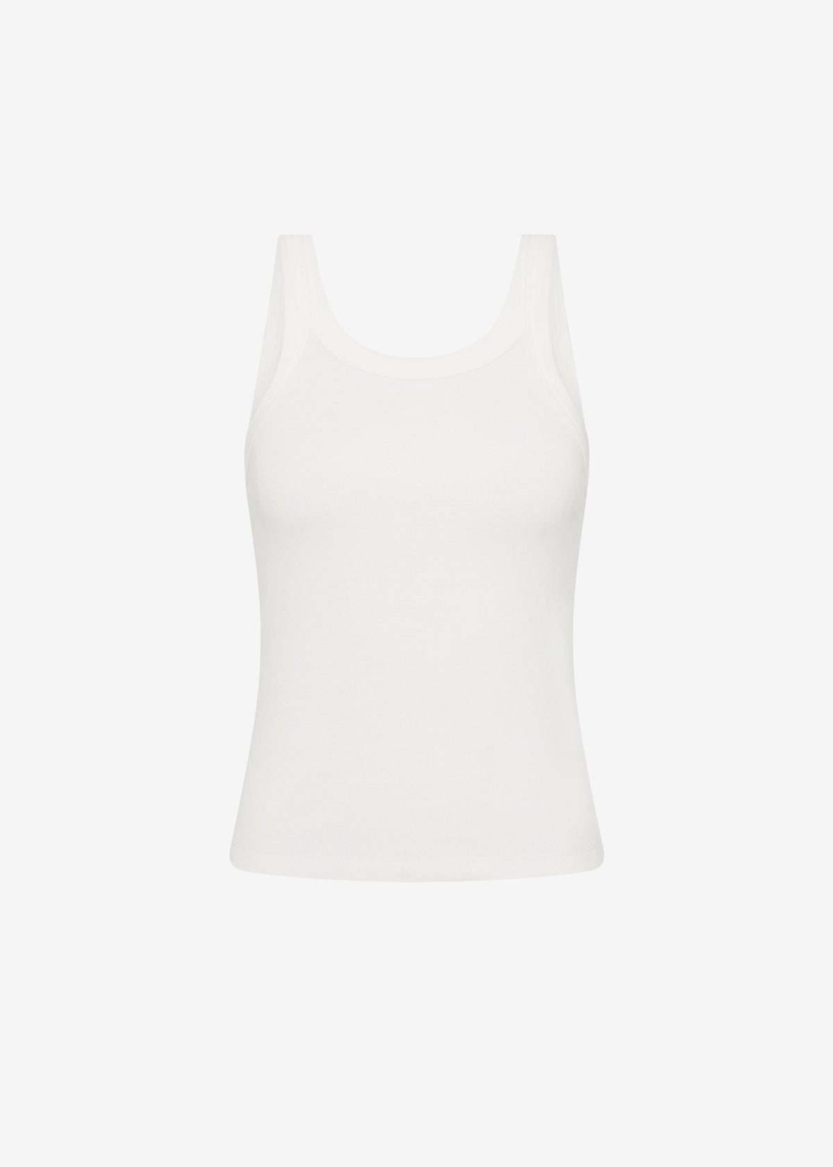 St. Agni Organic Cotton Racer Singlet - White – view 5 of 5