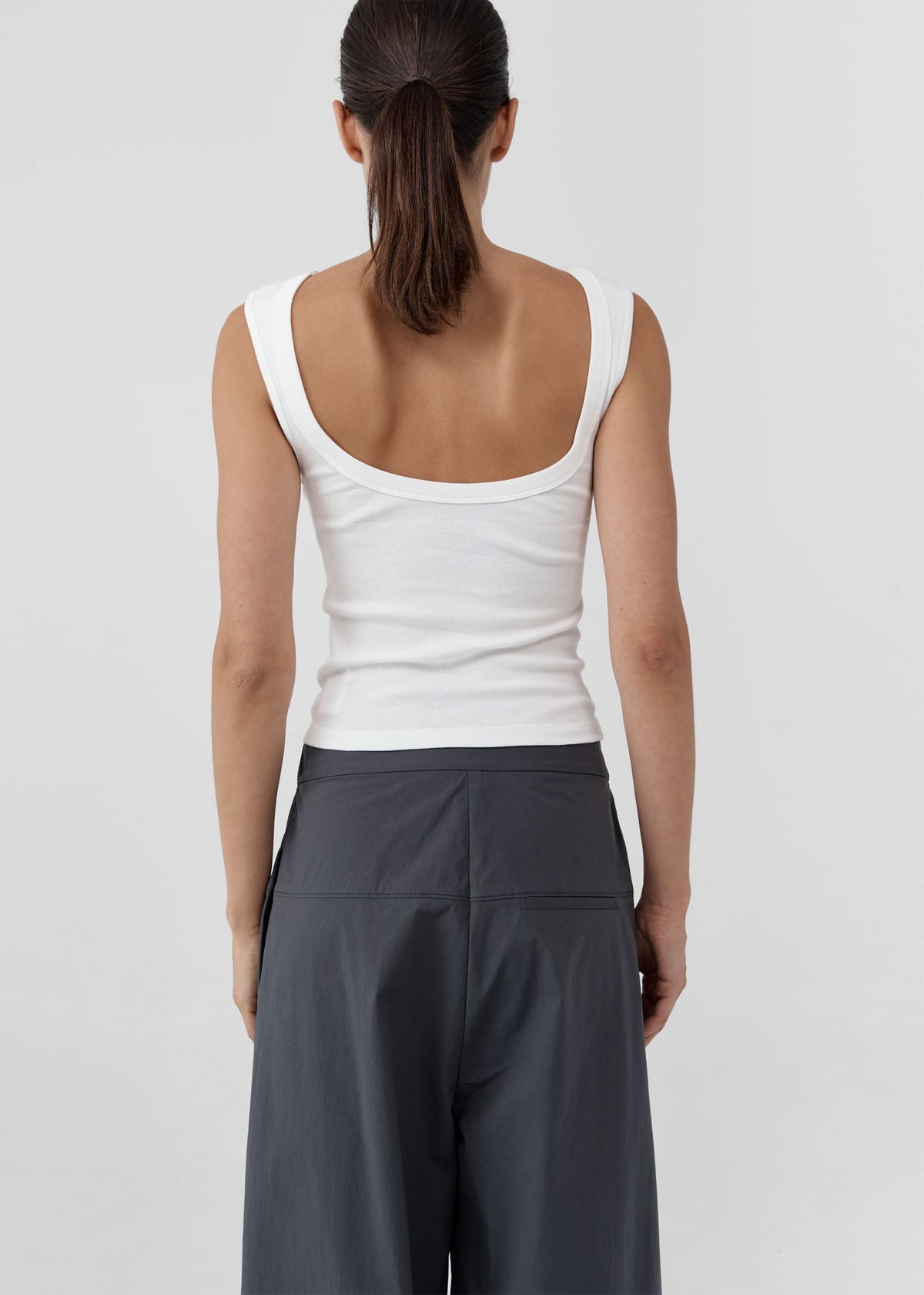 St. Agni Organic Cotton Ballerina Top - White – view 7 of 8