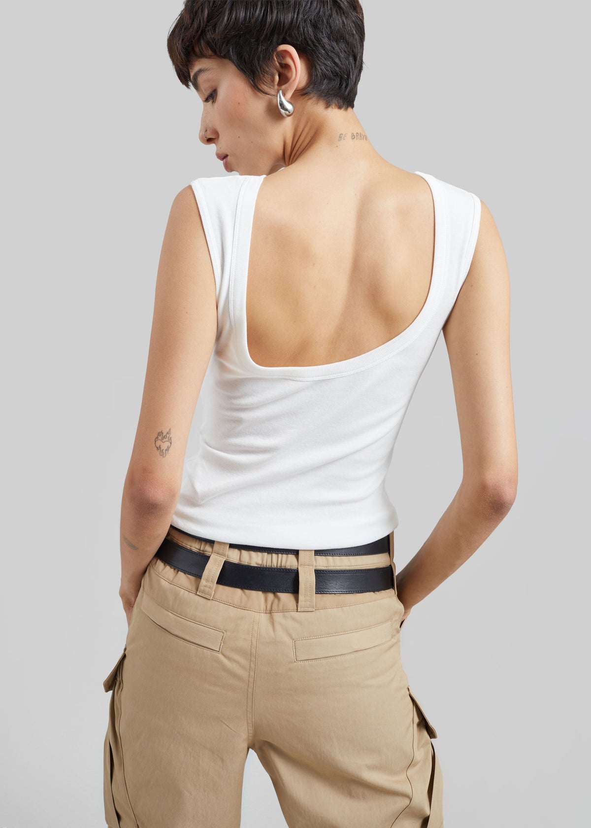 St. Agni Organic Cotton Ballerina Top - White – view 2 of 8