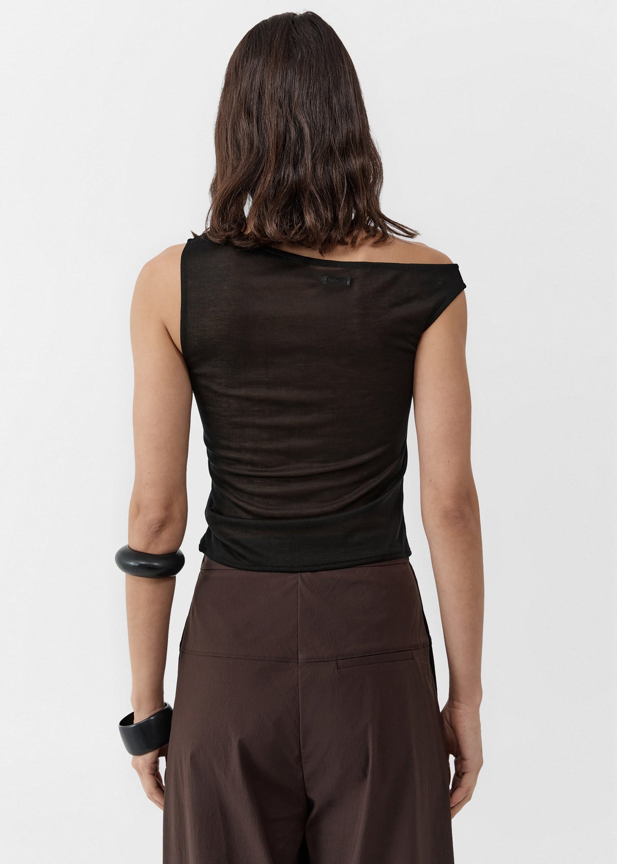St. Agni Relaxed Pleat Pants - Bark – view 5 of 7
