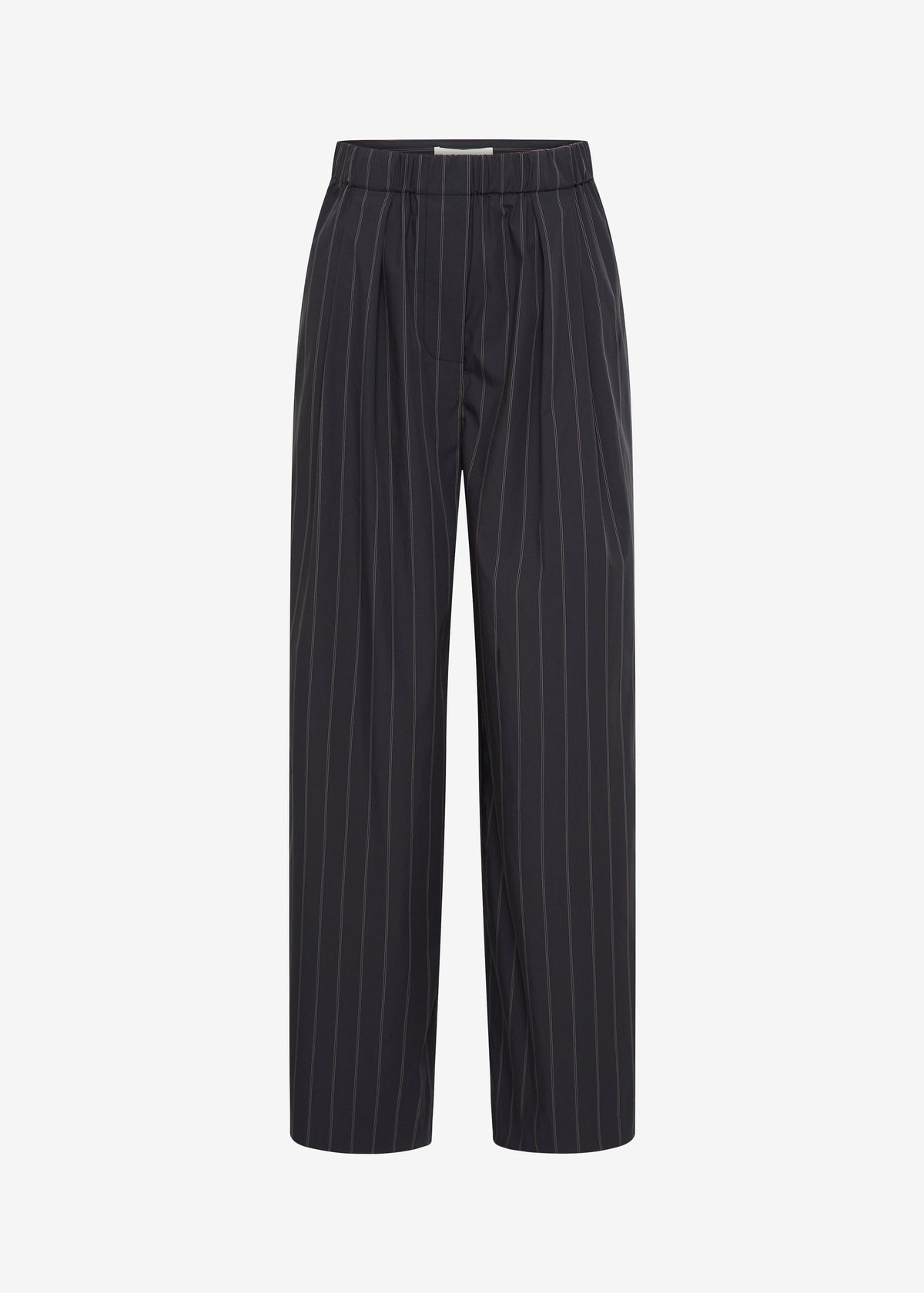 St. Agni Stripe Relaxed Pleat Pants - Ink Stripe – view 6 of 6
