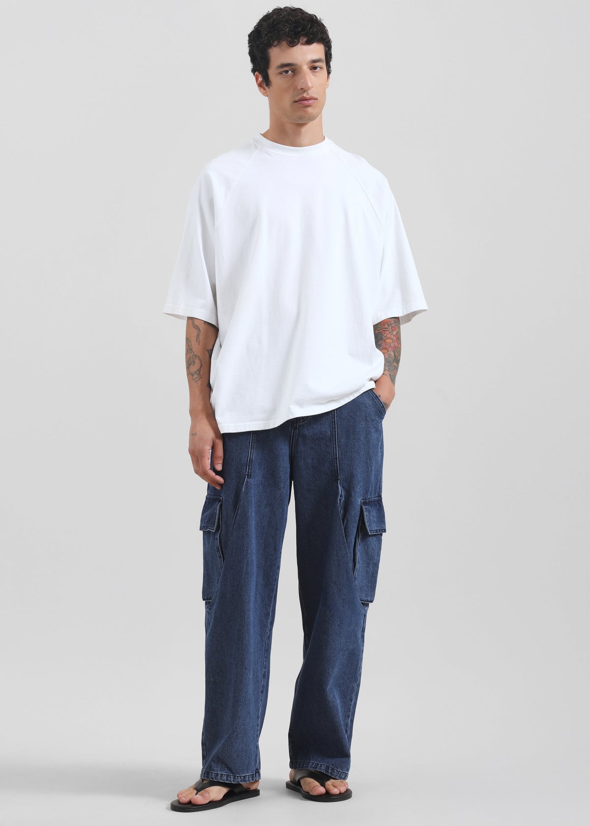 Stobra Cargo Jeans - Medium Wash – view 6 of 8