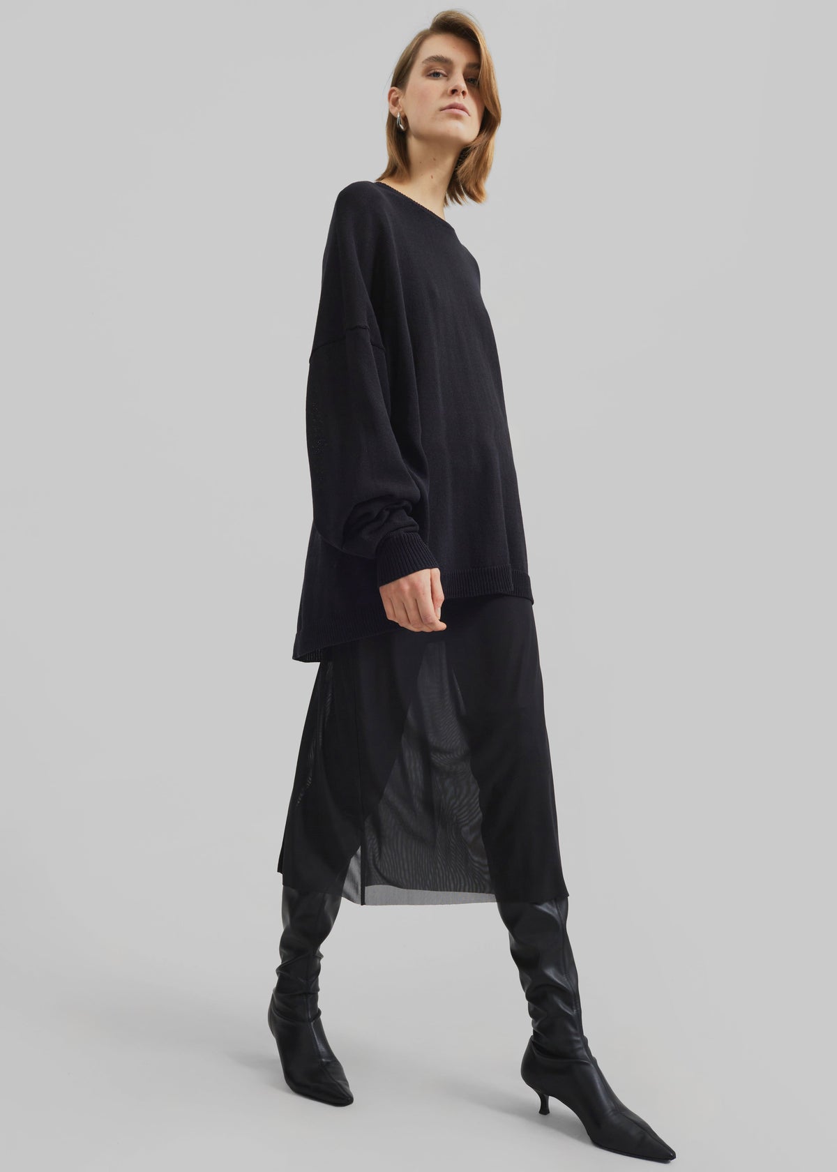Suva Sheer Skirt - Black – view 9 of 11