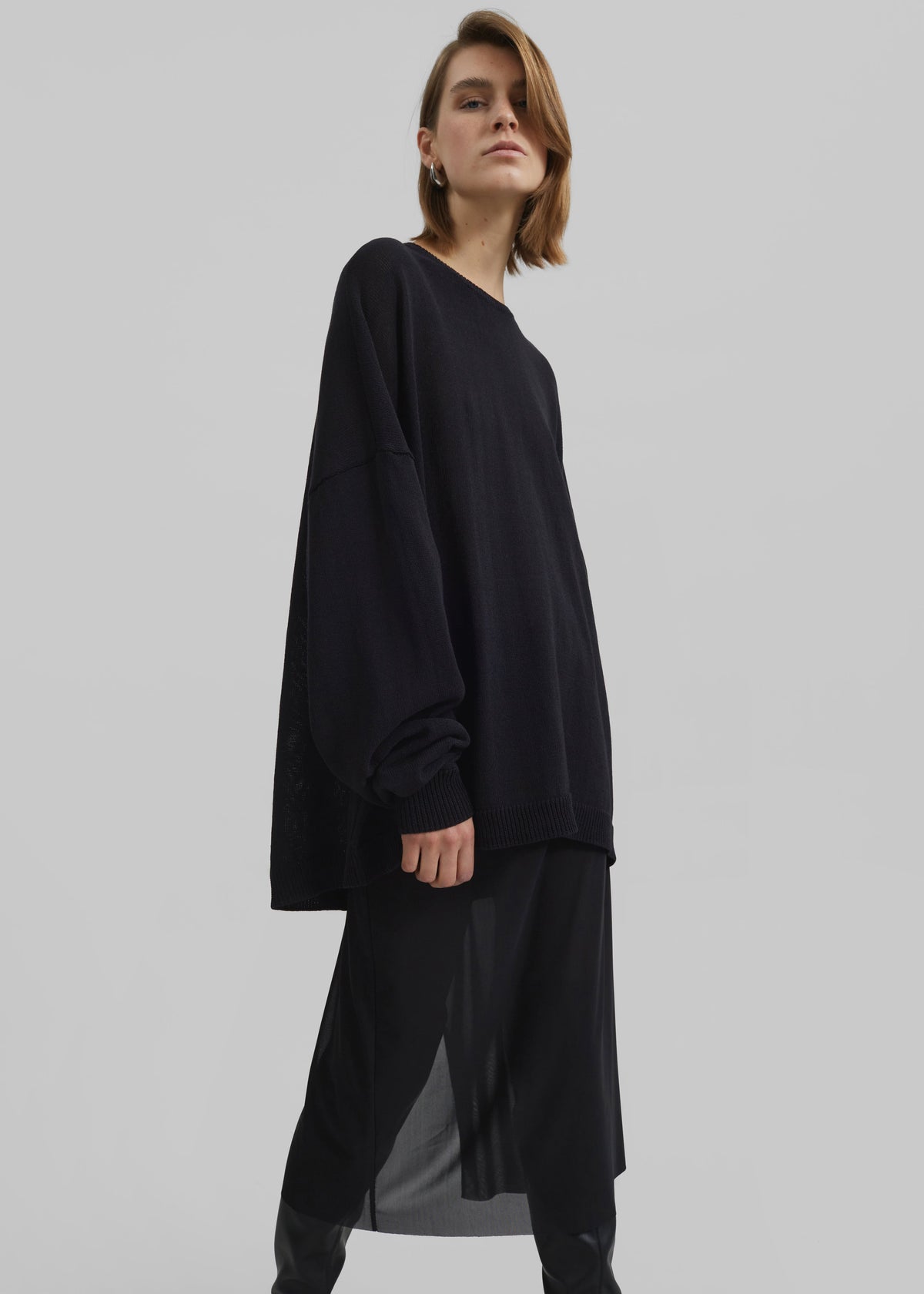 Suva Sheer Skirt - Black – view 7 of 11