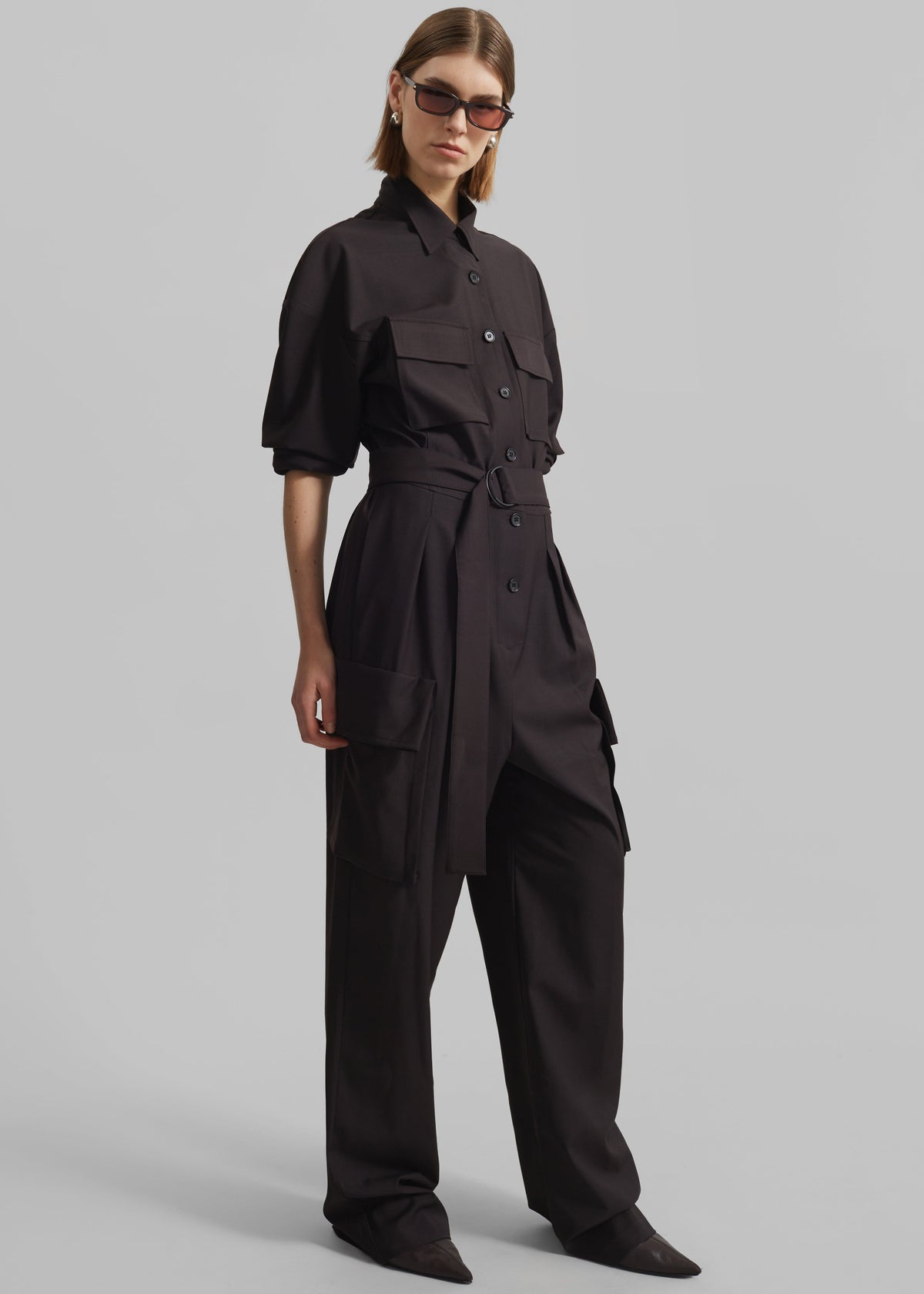 Suzie Jumpsuit - Brown – view 6 of 9