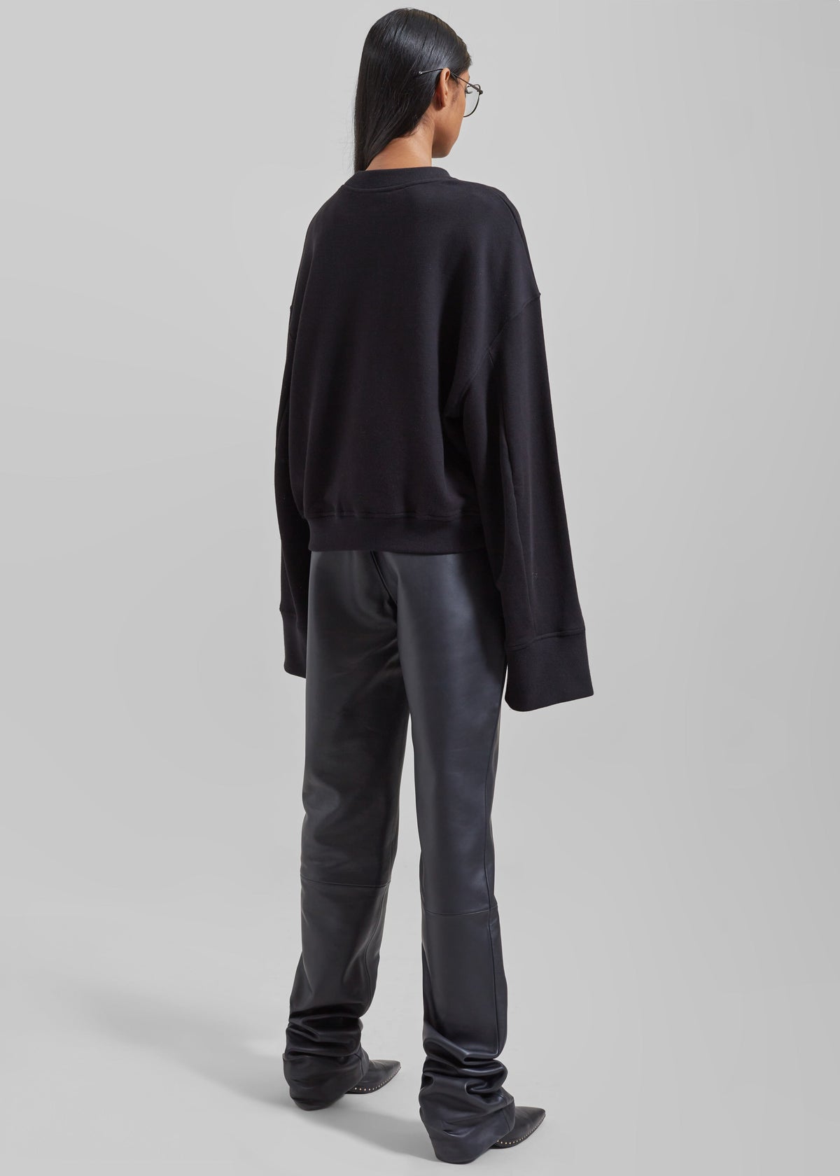 Talia Sweatshirt - Black – view 8 of 9