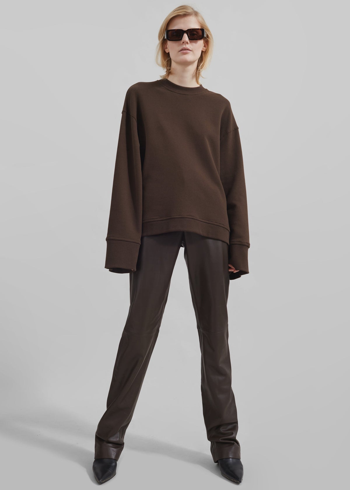 Talia Sweatshirt - Brown – view 1 of 13
