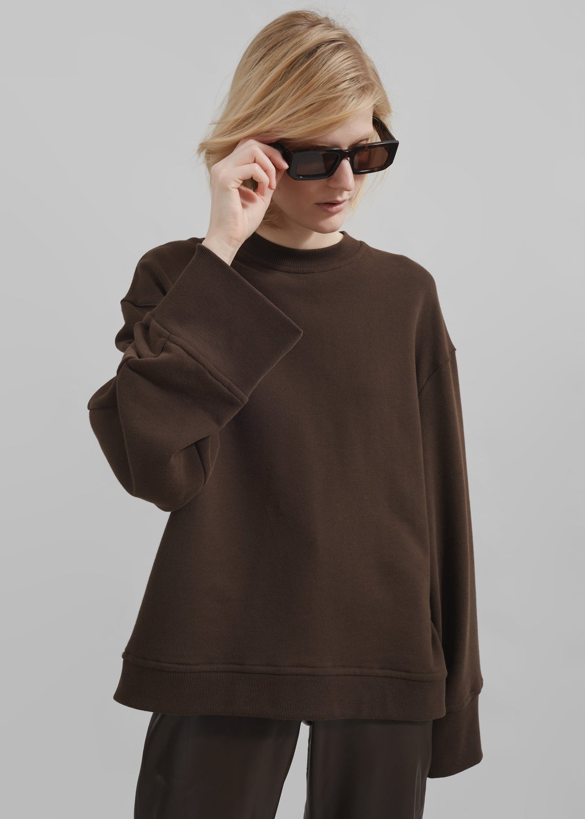Talia Sweatshirt - Brown – view 7 of 13