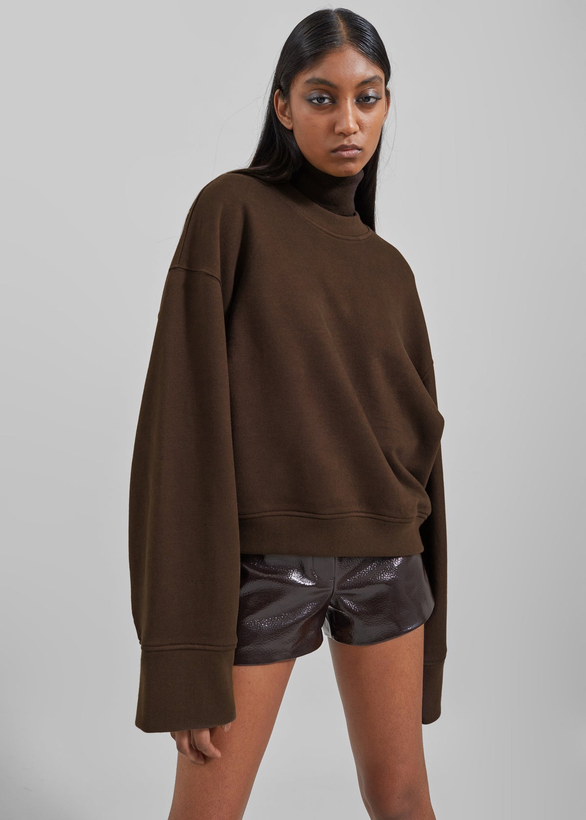 Talia Sweatshirt - Brown – view 5 of 13