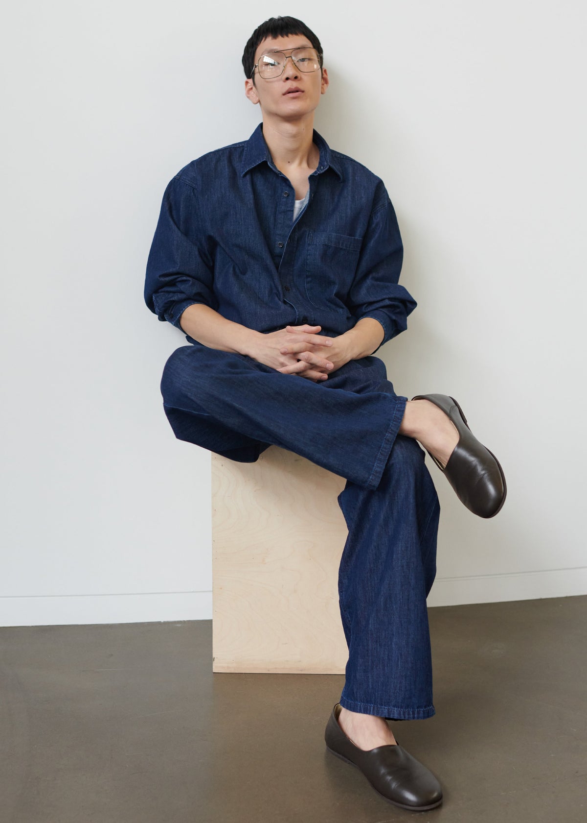Tanner Denim Shirt - Raw Wash – view 1 of 13