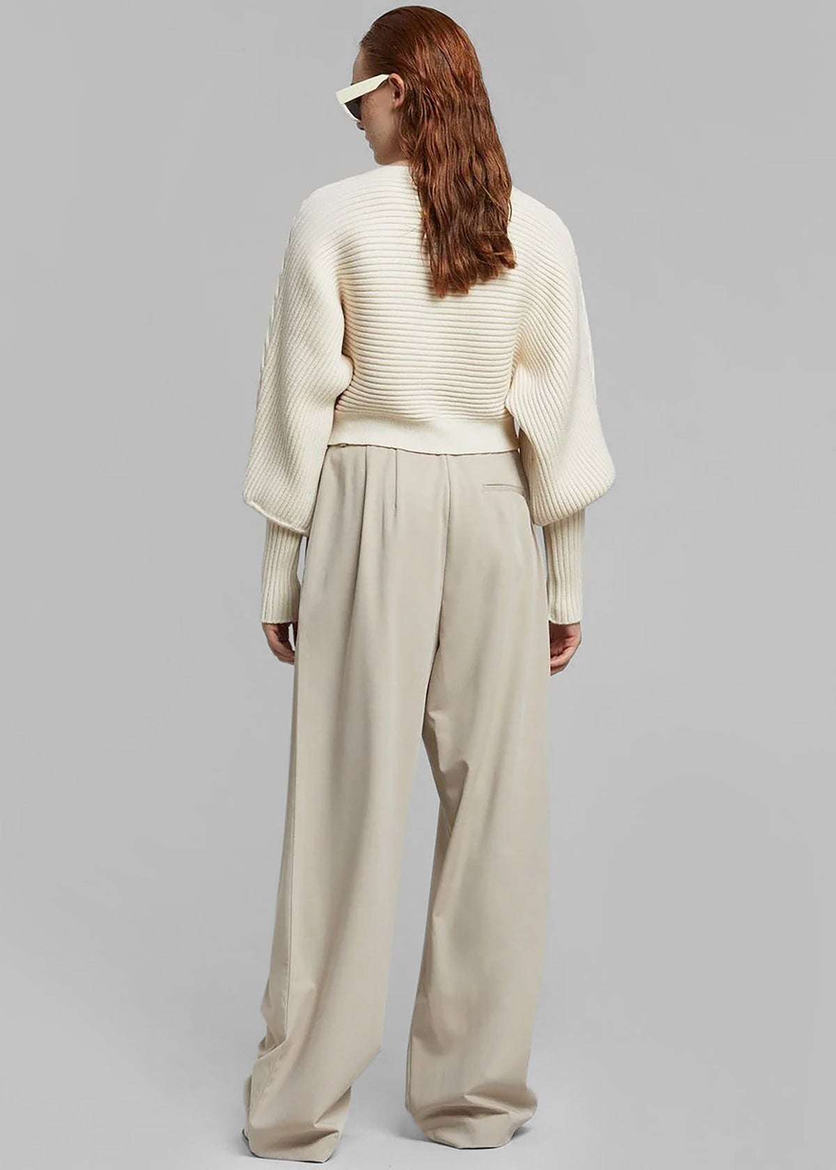 Tansy Pleated Trousers - Beige – view 10 of 11