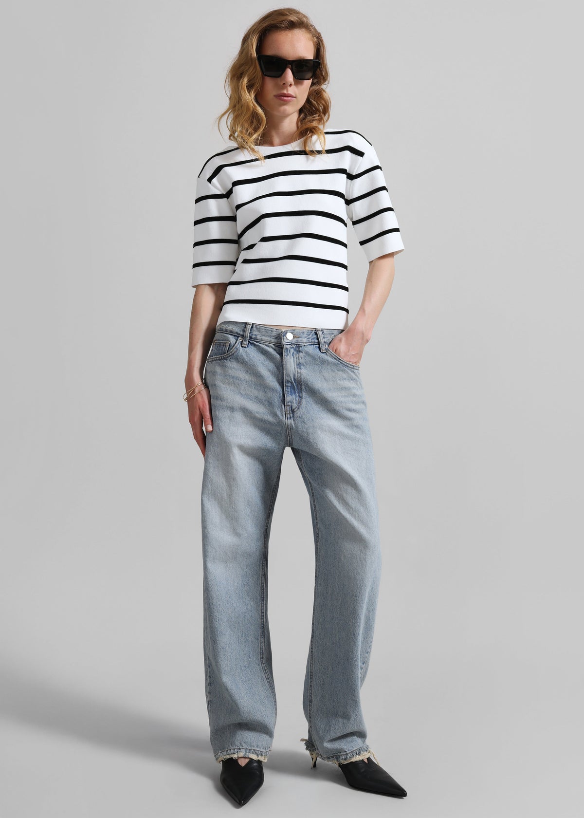 Tarmi Straight Leg Jeans - Light Wash – view 1 of 9
