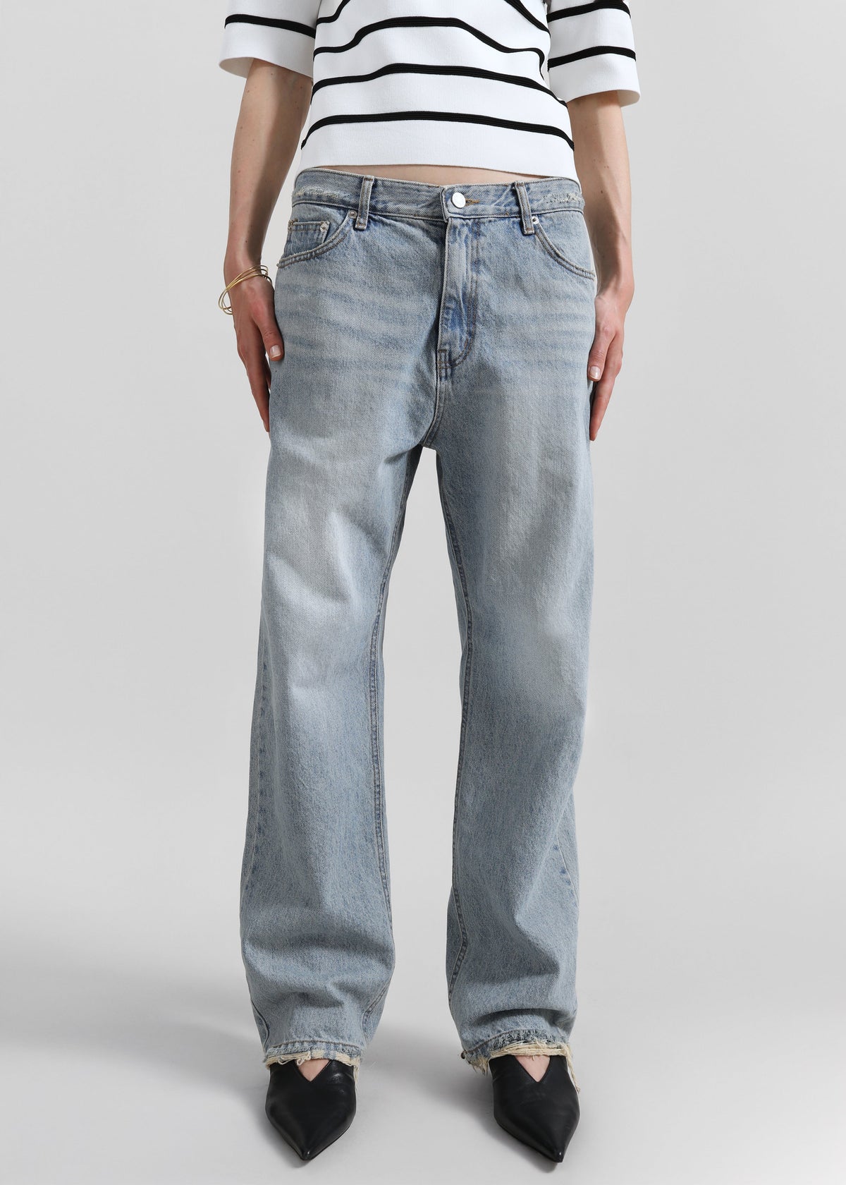 Tarmi Straight Leg Jeans - Light Wash – view 2 of 9