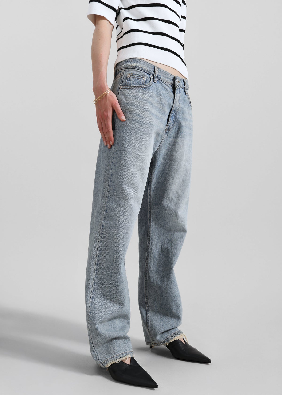 Tarmi Straight Leg Jeans - Light Wash – view 5 of 9