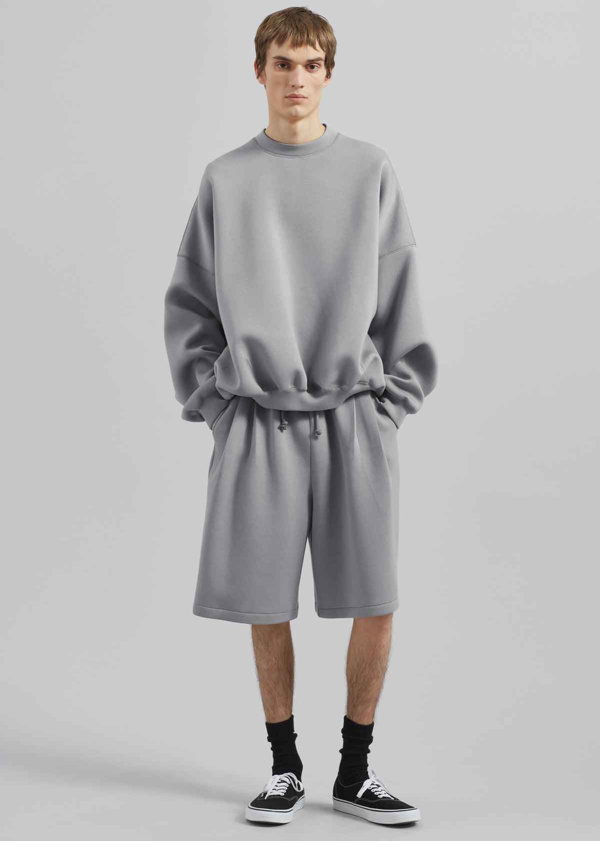 Tate Sweat Shorts - Grey – view 2 of 7