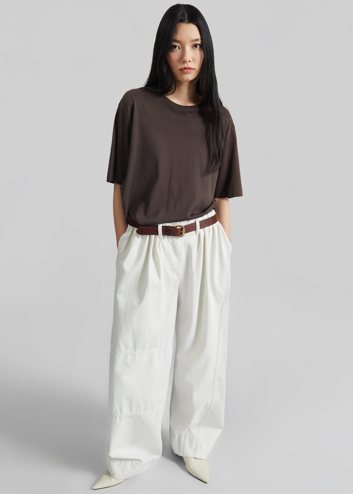 Teano Curved Pants - Off White – view 7 of 11