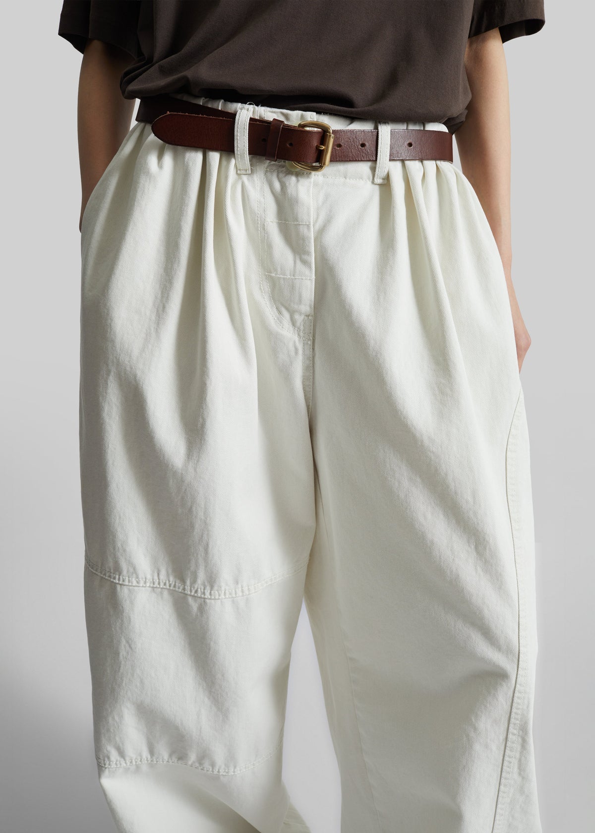 Teano Curved Pants - Off White – view 3 of 11