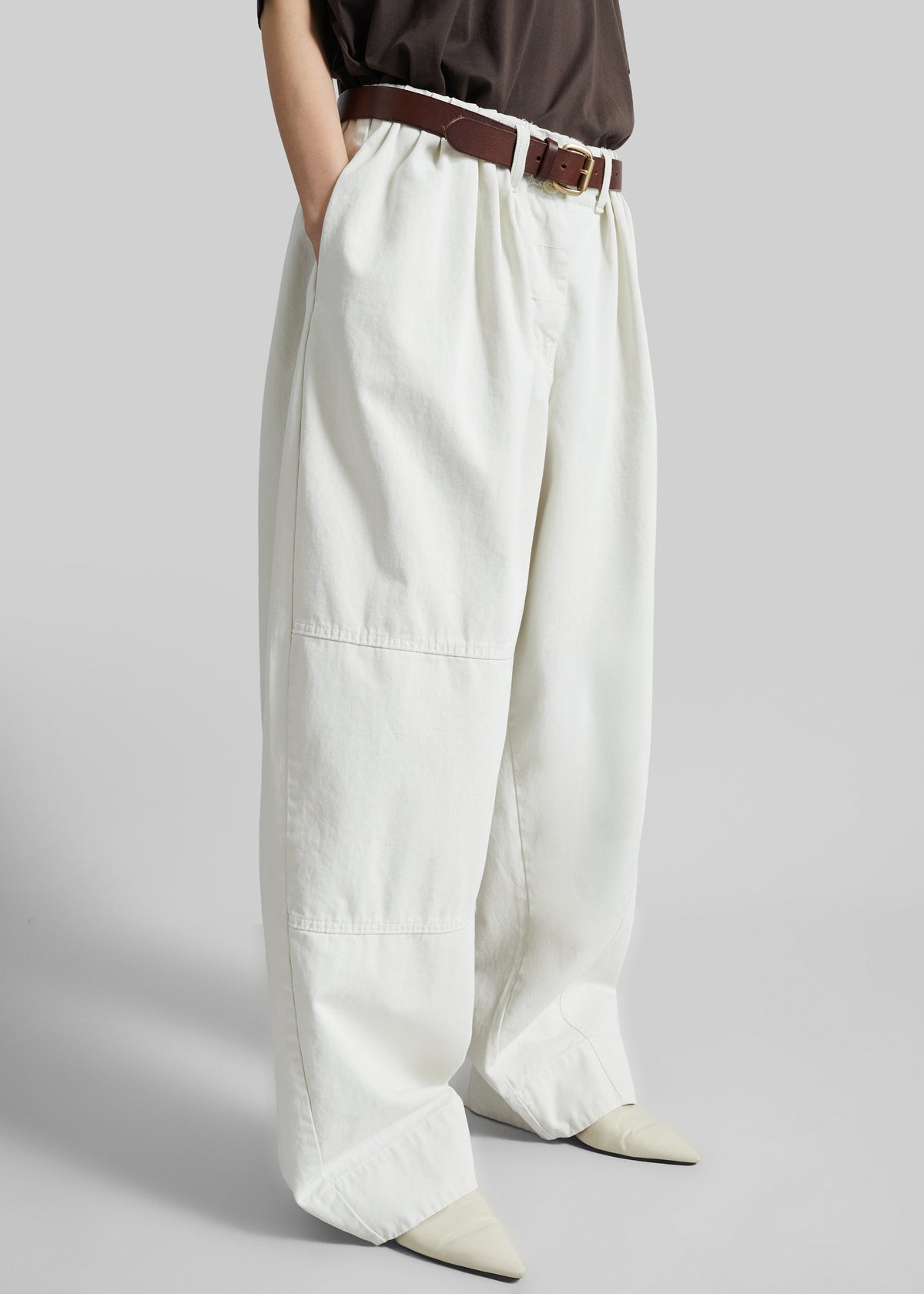 Teano Curved Pants - Off White – view 2 of 11