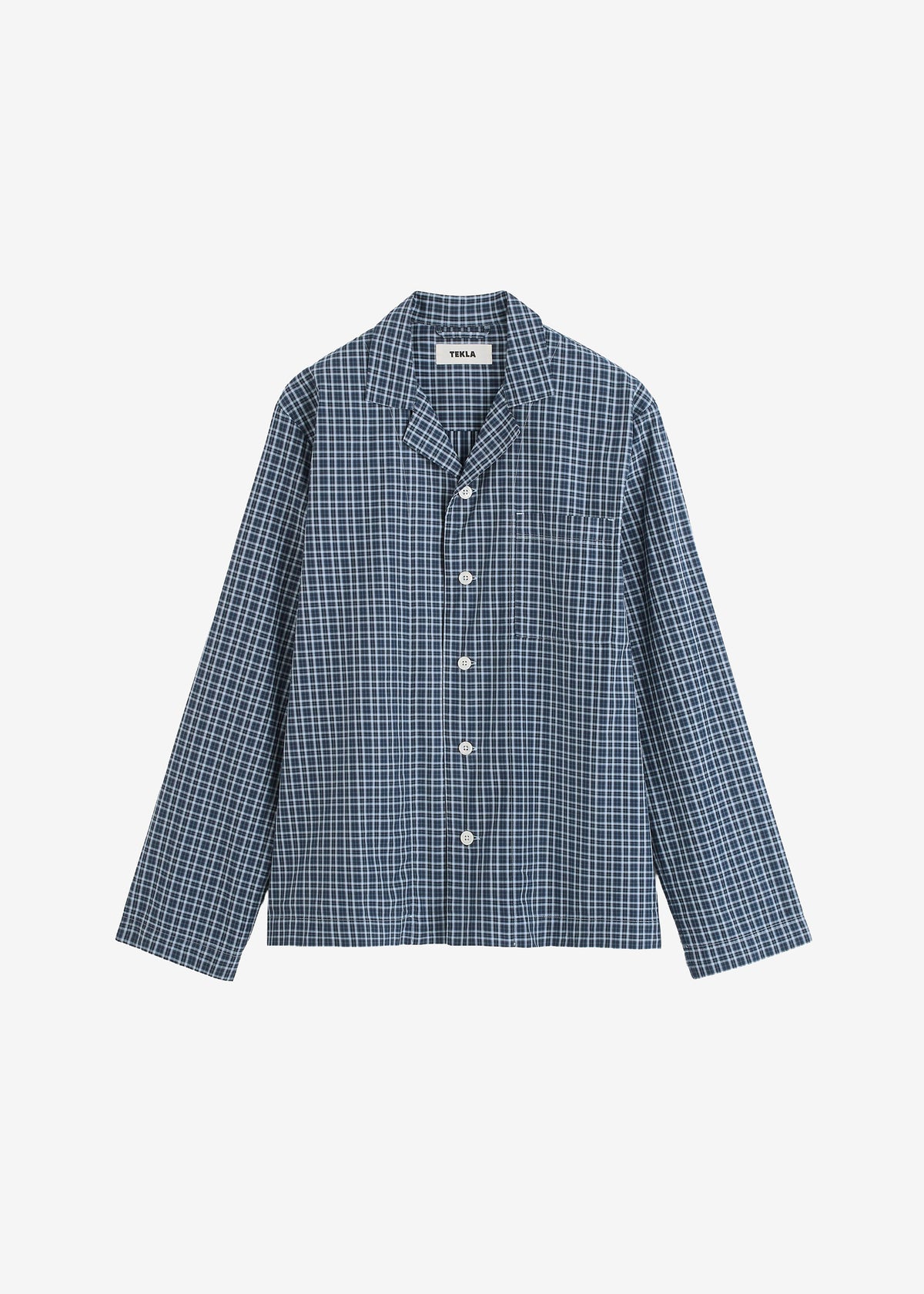 Tekla Fine Twill Long-Sleeved Shirt - Lanegan Checks – view 10 of 10