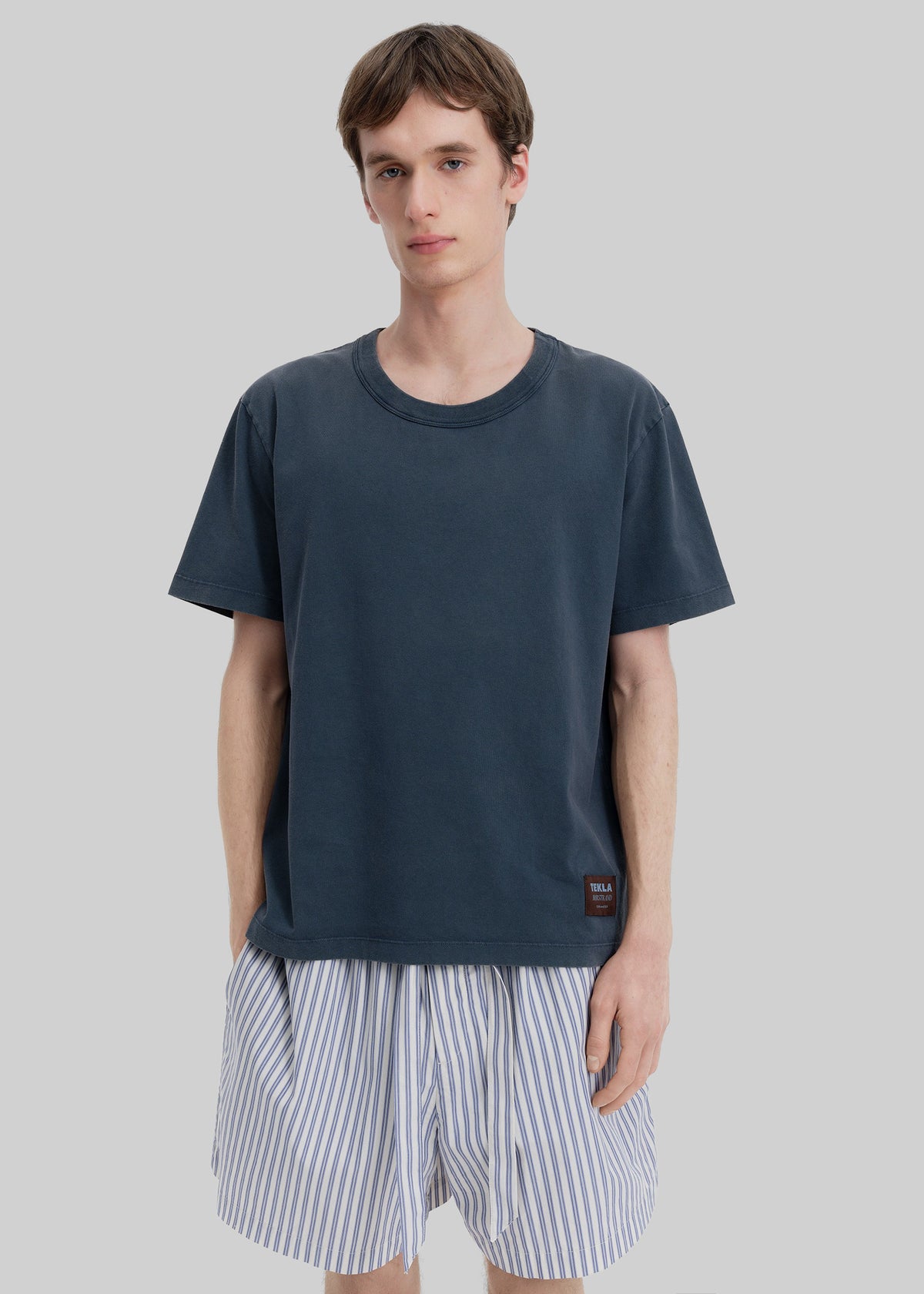 Tekla Men's T-Shirt - Sun Bleached Navy – view 1 of 4