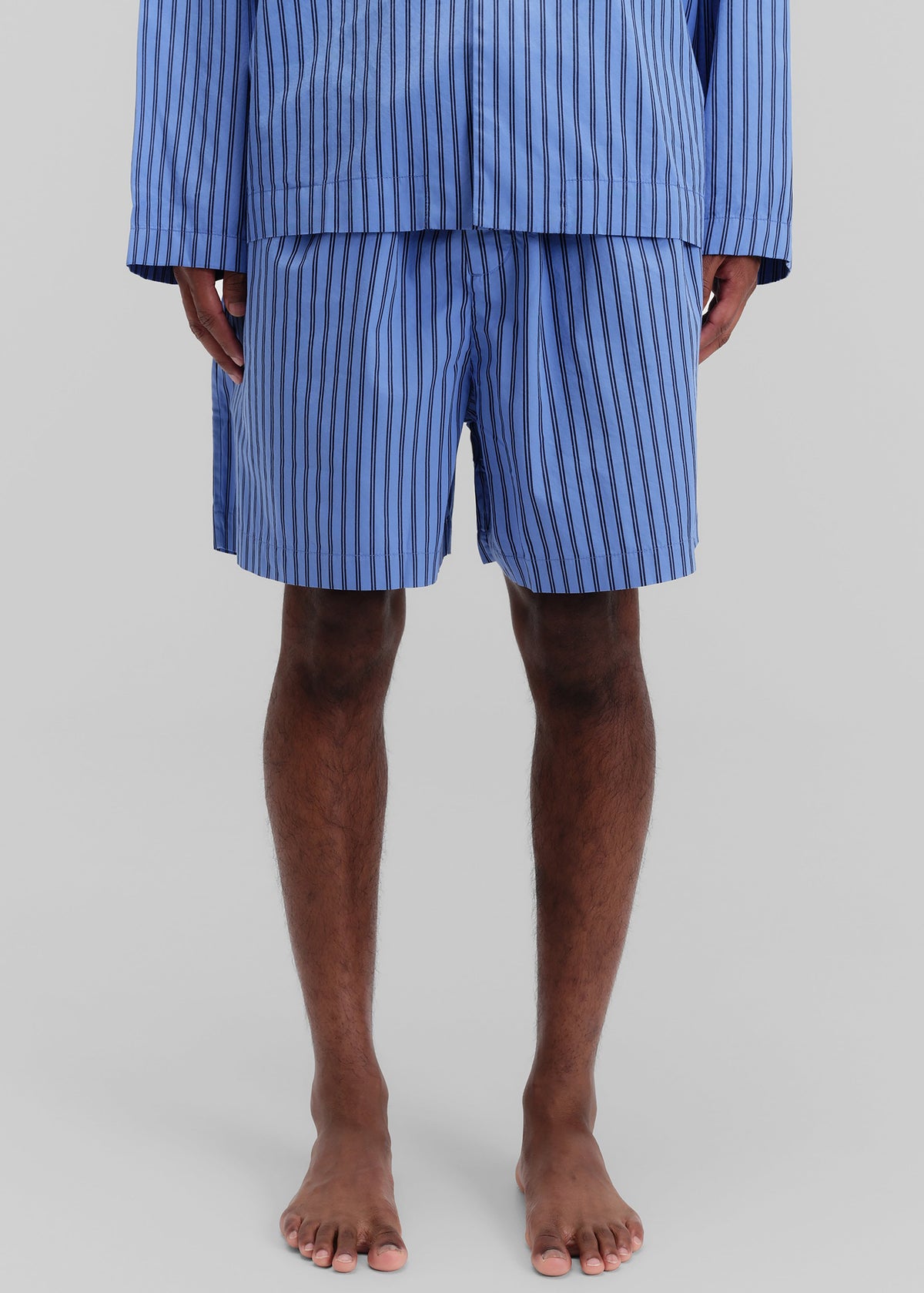 Tekla Poplin Pyjama Shorts - Boro Stripes – view 6 of 10