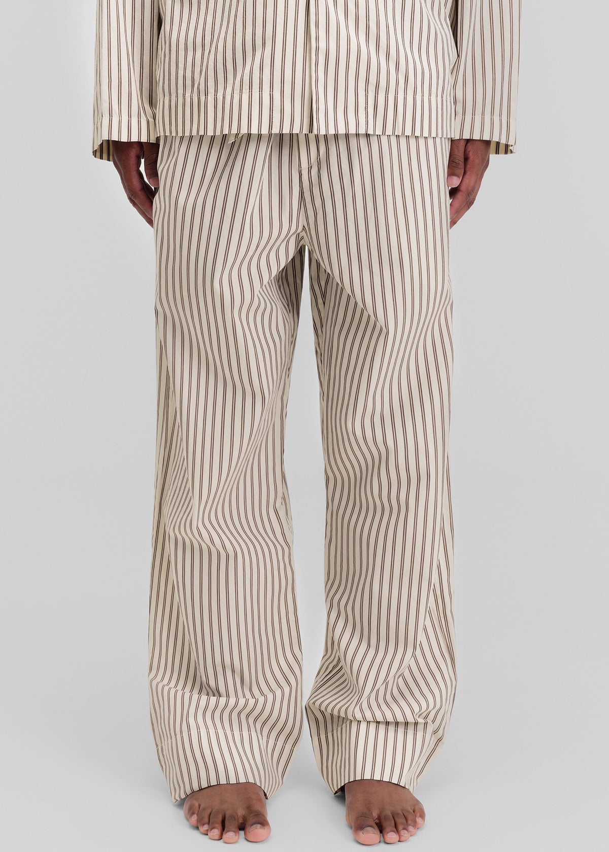 Tekla Poplin Pyjama Pants - Hopper Stripes – view 5 of 9
