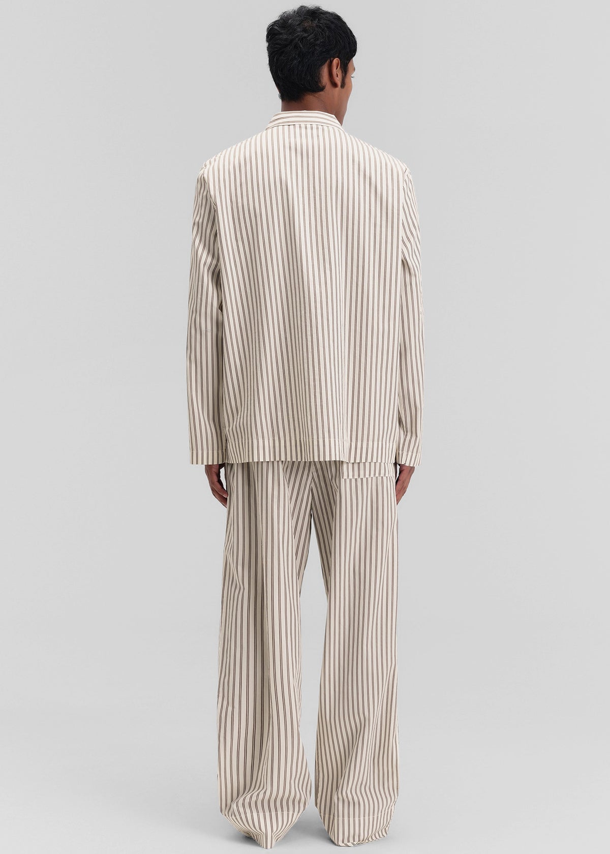 Tekla Poplin Pyjama Pants - Hopper Stripes – view 7 of 9