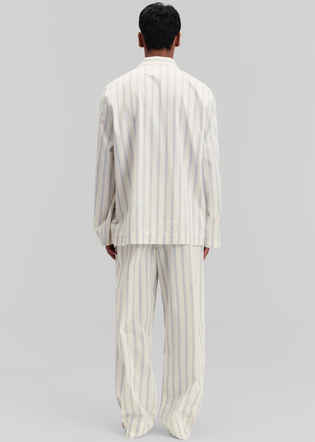 Tekla Poplin Pyjama Pants - Needle Stripes – view 9 of 9
