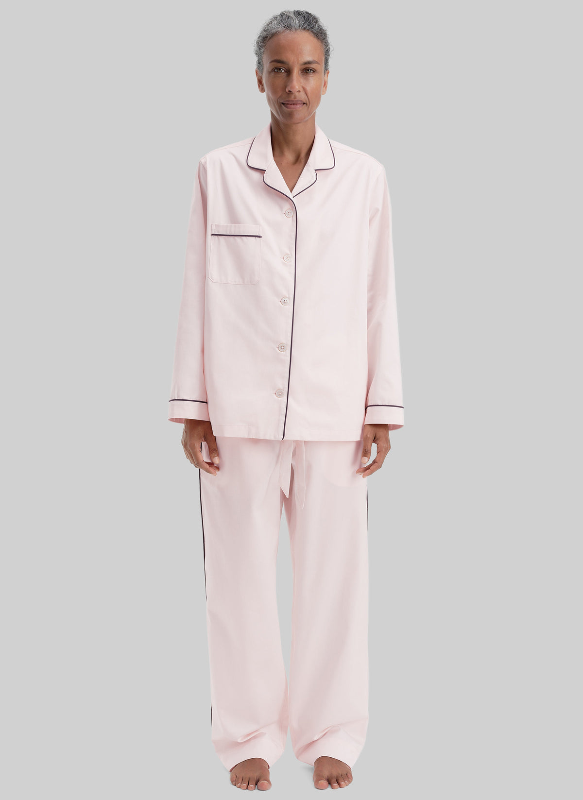 Tekla Sateen Pyjama Pants - Porter – view 10 of 15