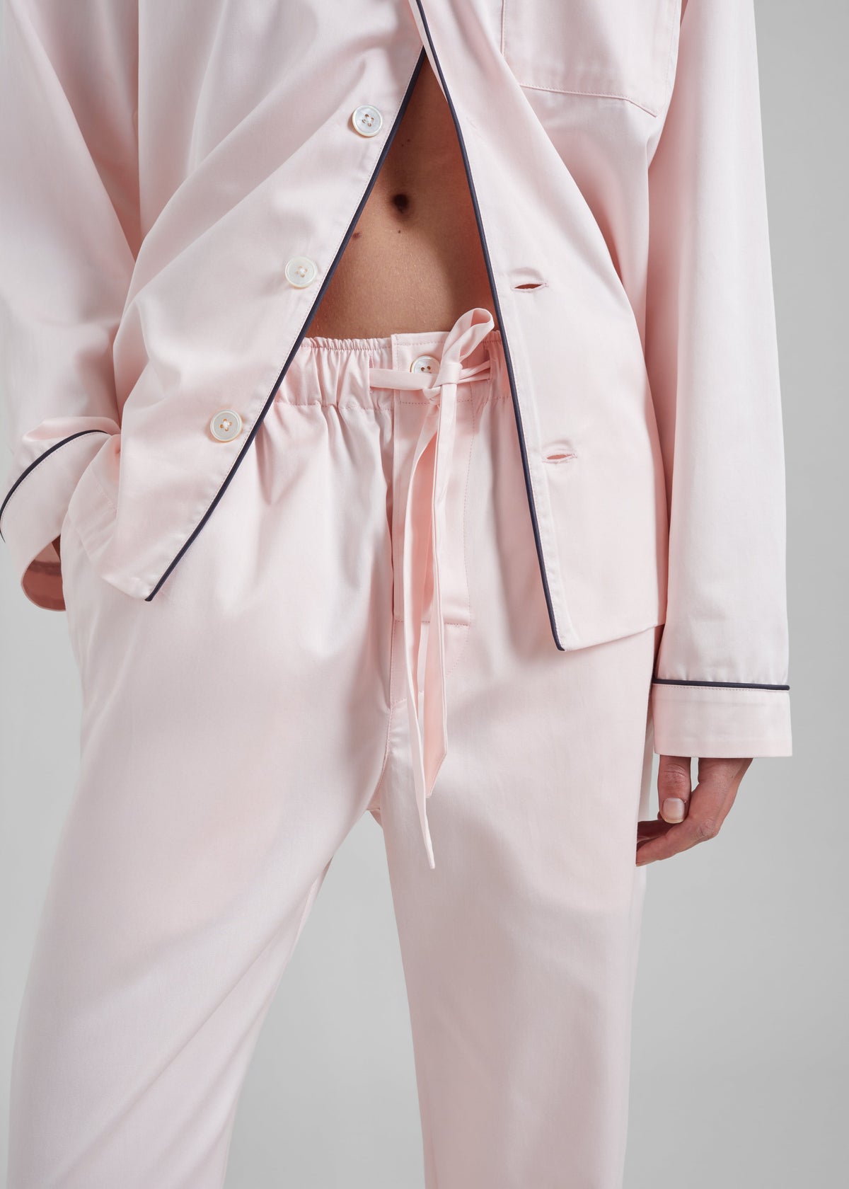 Tekla Sateen Pyjama Pants - Porter – view 4 of 15