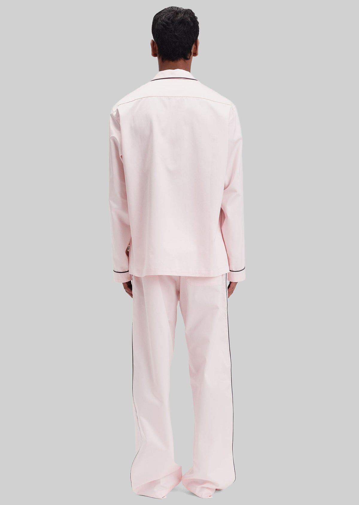 Tekla Sateen Pyjama Shirt - Porter – view 11 of 13