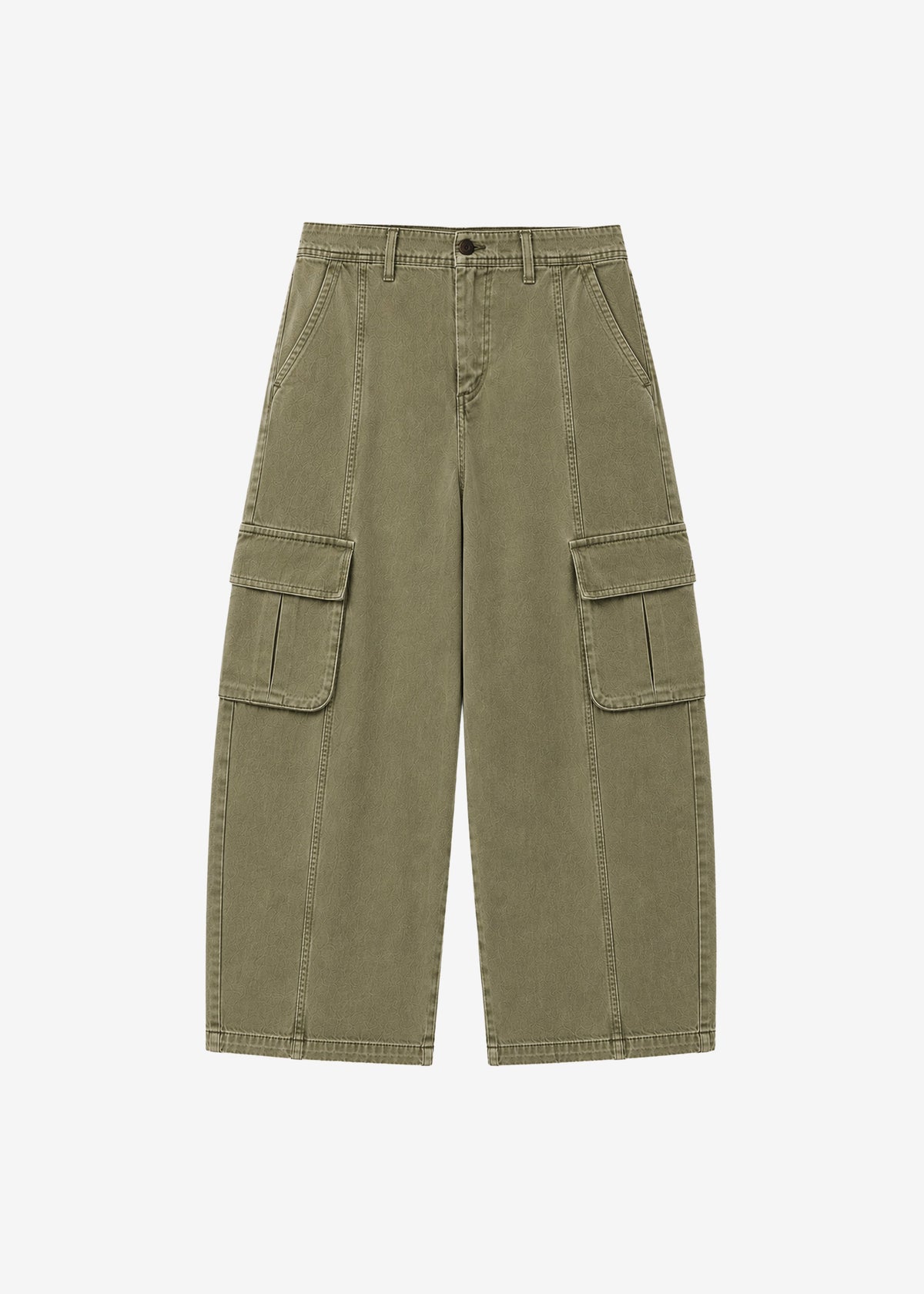 Terence Curved Cargo Pants - Pale Olive – view 10 of 10