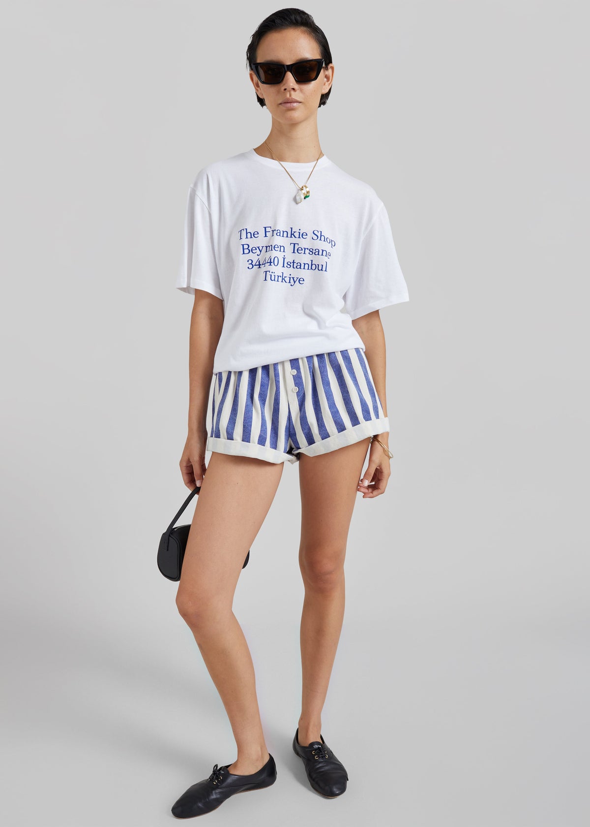 Nickishop Beymen T-Shirt - White/Blue – view 3 of 6