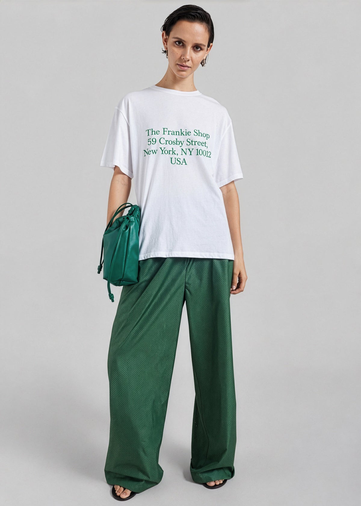 Nickishop Crosby T-Shirt - White/Green – view 5 of 8