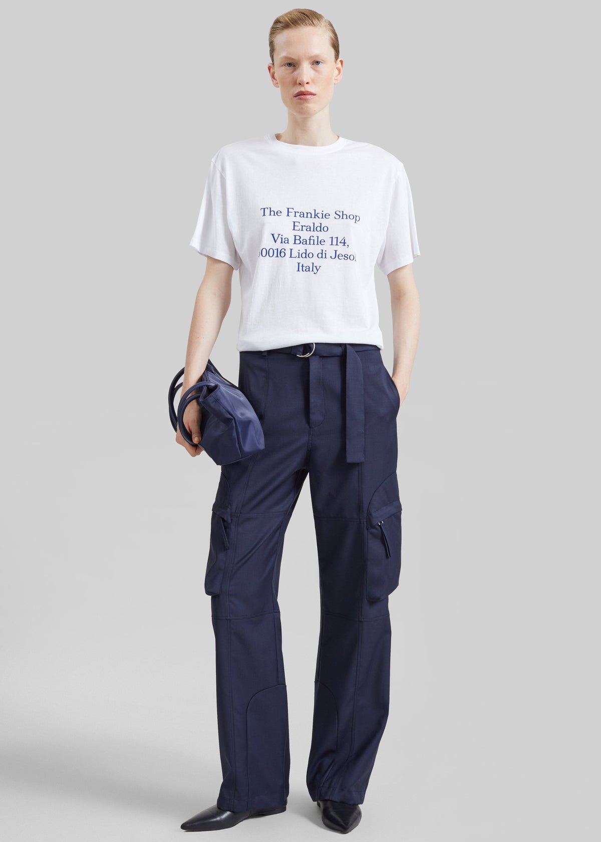 Nickishop Eraldo T-Shirt - White/Blue – view 3 of 5