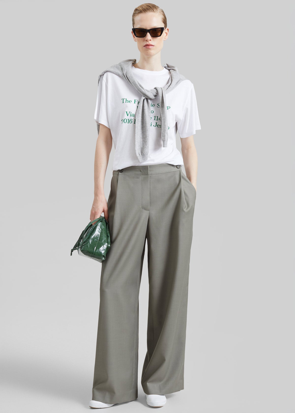 Nickishop Eraldo T-Shirt - White/Green – view 4 of 6