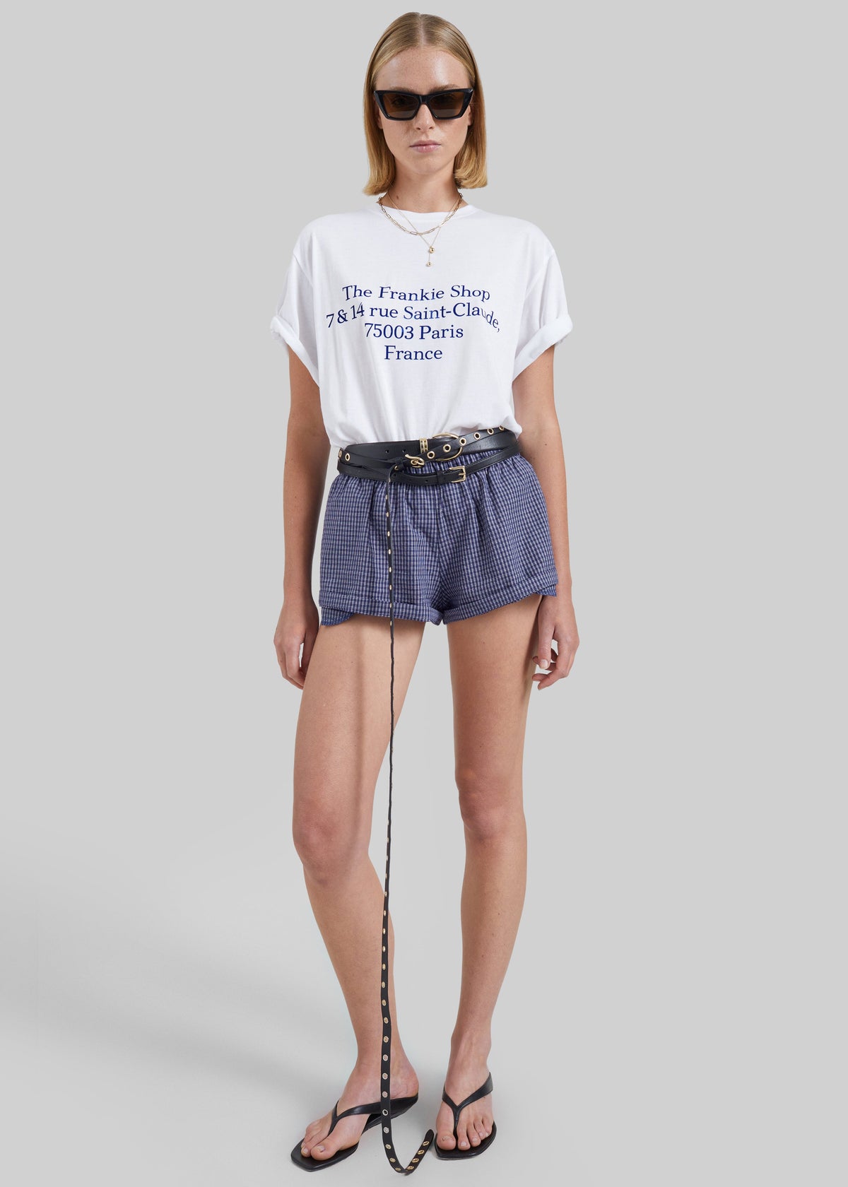 Nickishop Saint-Claude T-Shirt - White/Blue – view 2 of 5