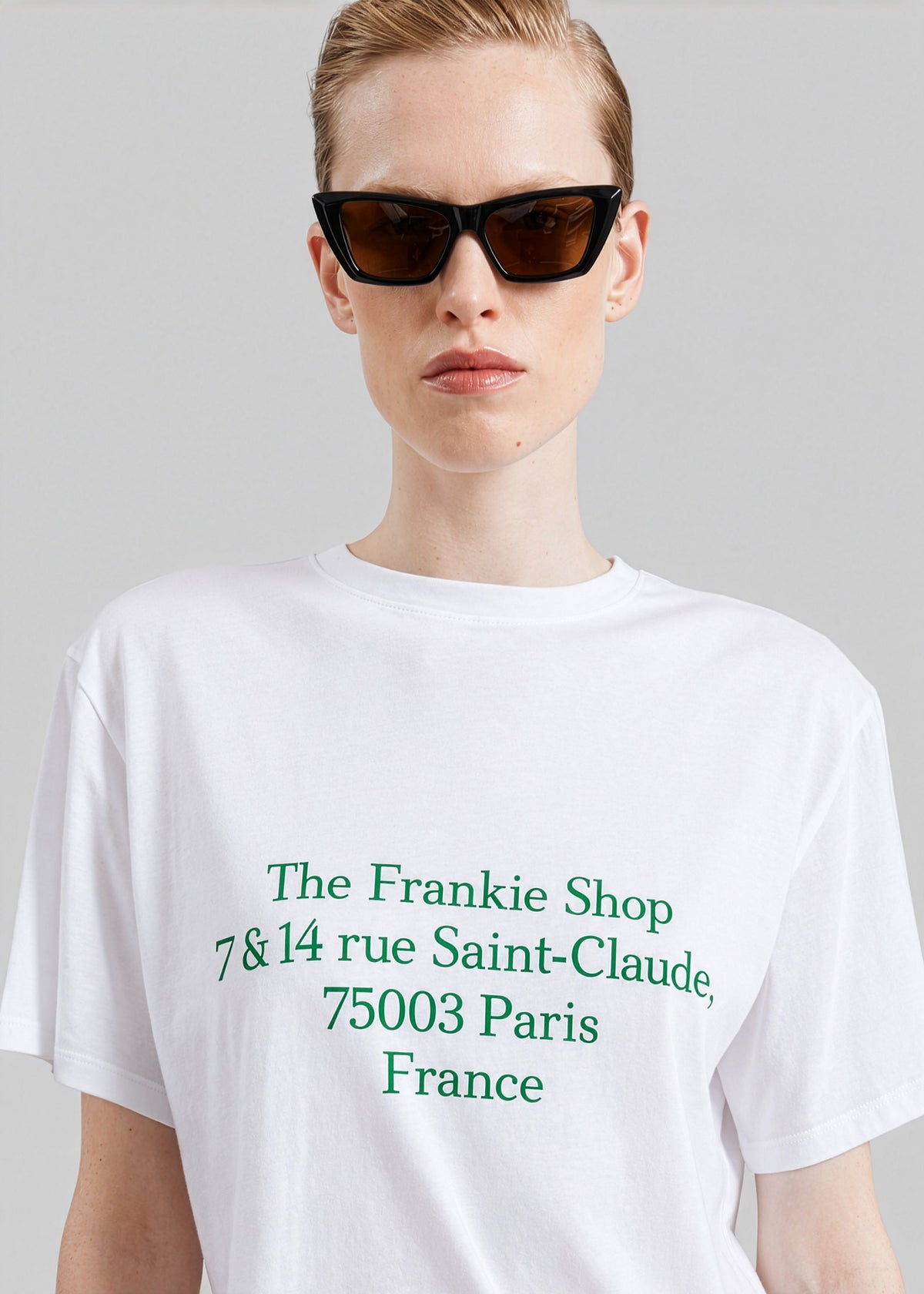 Nickishop Saint-Claude T-Shirt - White/Green – view 3 of 5